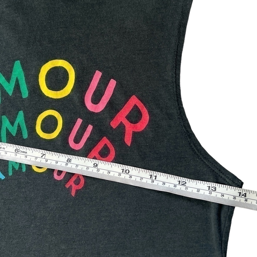 Spiritual Gangster Amour Muscle Tank Vintage Black Active Workout Yoga Gym - Picture 6 of 8